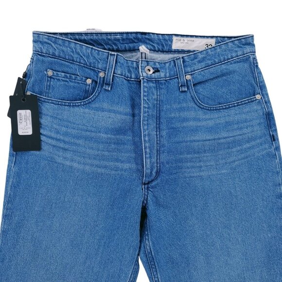 NWT Rag & Bone NINA High Rise Ankle Cigarette Jeans POPPY Button Fly  - Size … - Picture 5 of 14